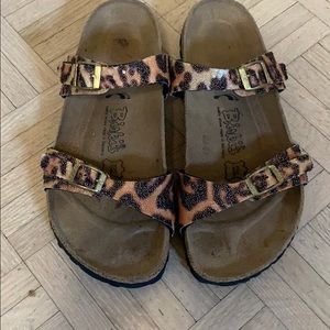 Birkenstock Leopard print sandal